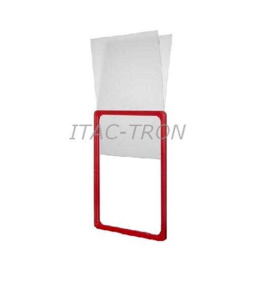 CORNICE PLASTICA A4 NERA (10 pz.) - immagine 2